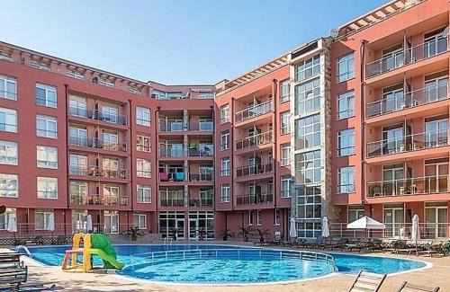 Sunny Beach Apartamento | Rainbow 1, Apartment 131, Sunny Beach, Terrace with Sea View