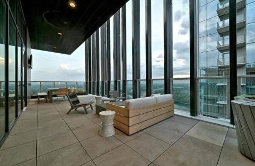 Rainey Street Historic District Apartamento | Rainey St Luxury Condo Balcony