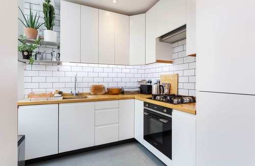 Weavers Apartamento | Elegante apartamento de 2 habitaciones en Shoreditch, para 3 personas (Veeve)