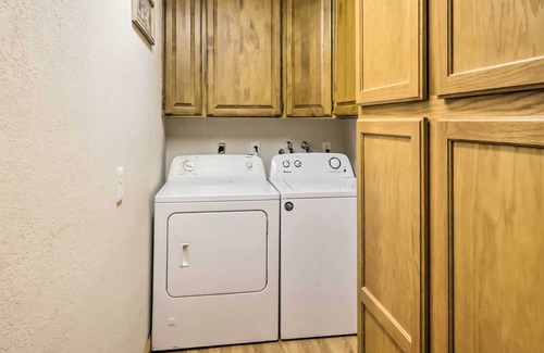 Holiday Shores Casa | Ranch-Style Bullhead City Home: Private Patio