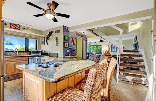Key Largo Casa | Rare Bayfront End Unit in Moon Bay, Unmatched Sunsets, Boat Slip, Pool, Beach