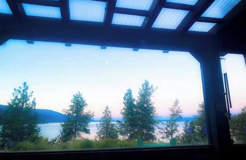 Woods Bay Casa | RARE FIND: Over 200' of Flathead Lake Lakefront with distinctive home