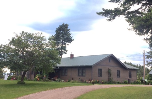Woods Bay Casa | RARE FIND: Over 200' of Flathead Lake Lakefront with distinctive home