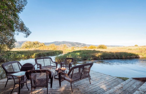 Victor Casa | Rare Teton Ranch: 400 protected acres, private creek, fishing, kayaking, birding