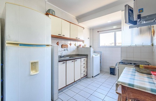 Praia Grande Apartamento | Raridade - Apt próx praia vista mar ar con