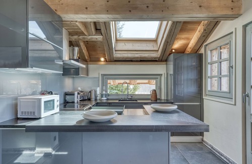 Megeve Chalet De Esquí | Hermosa casa de campo con magníficas vistas de las montañas