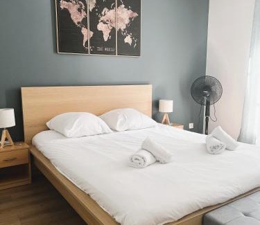 Mulhouse Apartamento | RB-0G - Appartement F3 au RDC tout équipé pour 1 à 5 pers