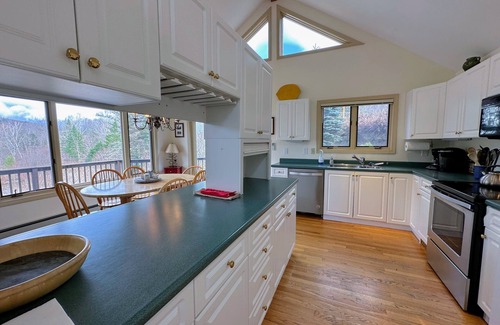 Twin Mountain Casa | RE90 Private riverfront family retreat in Bretton Woods - slopeside home, AC, fast WiFi, and views