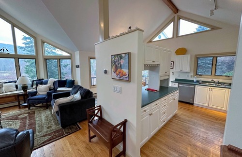 Twin Mountain Casa | RE90 Private riverfront family retreat in Bretton Woods - slopeside home, AC, fast WiFi, and views