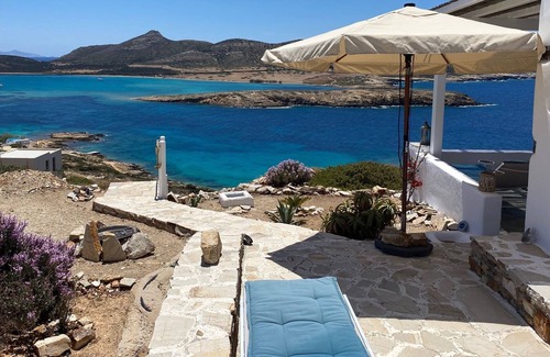 Antiparos Casa | Encantador, Cícladas típica casa de vacaciones con impresionantes vistas de 180 grados al mar