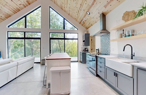 Wausau Casa | Recreation waterfront home with dock, kayaks, wifi, radiant heat, patio, BBQ
