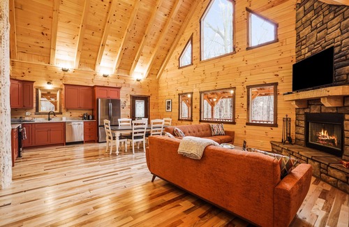 Logan Cabina | Red Fox-Cabaña-Baño Privado-Vista al bosque