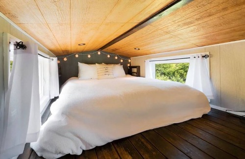Wildwood Casa | Redbud Tiny Home with a Hot Tub and Mountain Views