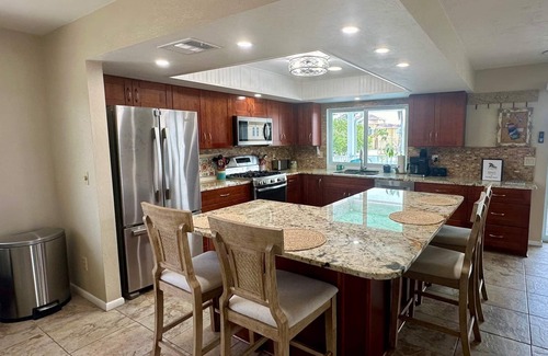 Laguna Shores Casa | Redfish Retreat - South End Pool Home