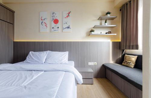 Cikarang Apartamento | RedLiving Apartemen Riverview Residence - UV Rooms Tower Mahakam with Netflix