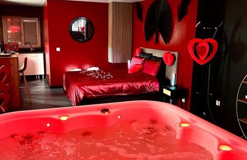 Quimperle Apartamento | Redroom, Spa, Sauna, cheminée, romantique pour 2