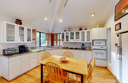 Crescent City Casa | Redwood retreat with large deck, grill, AC, & art collection - dog-friendly