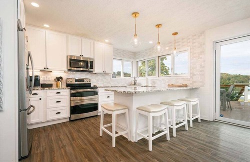 Swanton Casa | Reel Chill- 4 bedroom home with Dock, Swimspa, Hot tub!