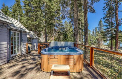 Carnelian Bay Casa | Reflections Lakeview Cabin - Private Beach Access, Hot Tub & Buoy!