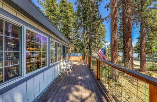 Carnelian Bay Casa | Reflections Lakeview Cabin - Private Beach Access, Hot Tub & Buoy!