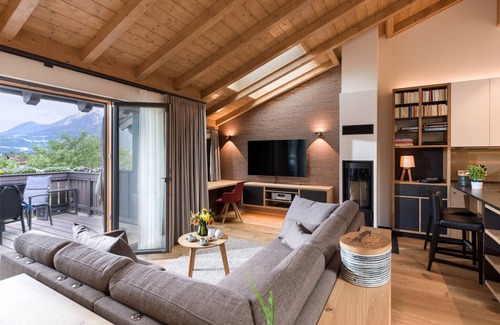 Oberaudorf Apartamento | Refugium am Wilden Kaiser, 112 m² vacation apartment with two bedrooms and sauna