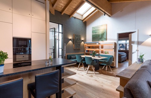 Oberaudorf Apartamento | Refugium am Wilden Kaiser, 112 m² vacation apartment with two bedrooms and sauna