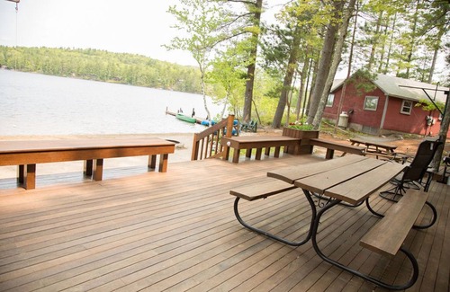 Pine River Pond Casa | Casa junto al lago durante todo el año con GRANDES vistas.