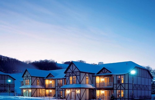 Boyne City Apartamento | Relax in this 1BD resort condo after skiing at Boyne Mountain
