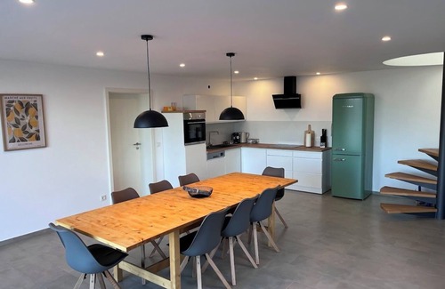 Laubach Casa | Relax with panoramic views in the Vogelsberg. With sauna and whirlpool.