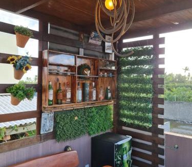 Atalaia Apartamento | Relaxe na banheira de hidromassagem com vista mar