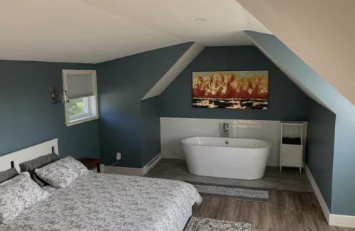 Stanstead Township Apartamento | Relaxez, condo Zen, climatisé, campagne&lacs