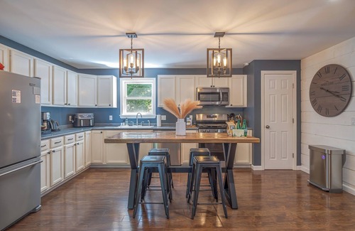 Ellsworth Casa | Relaxing 4BR home near Acadia w/Fire Pit, Game Room, Yard Games & More
