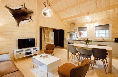 Epe Chalet De Esquí | Logia de madera con una terraza, en Veluwe