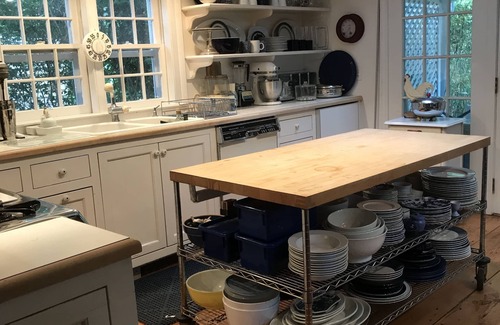 Sag Harbor Cabaña | Remodeled historic Greek Revival house in heart of Sag Harbor.