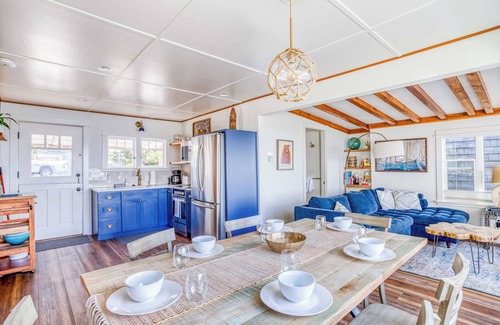 Tillamook Casa | Remodeled Ocean View Retreat in Netarts, Dog-Ok