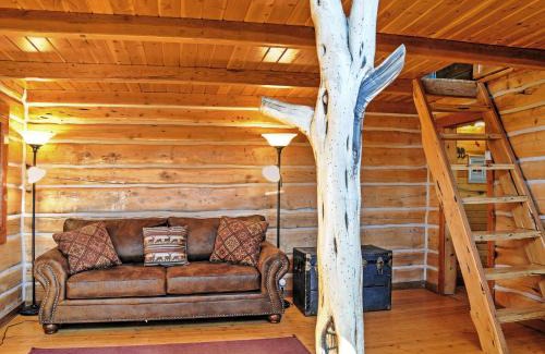 Antimony Casa | Remote Antimony Log Cabin with Green Meadow Views!
