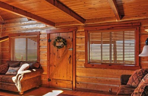 Antimony Casa | Remote Antimony Log Cabin with Green Meadow Views!