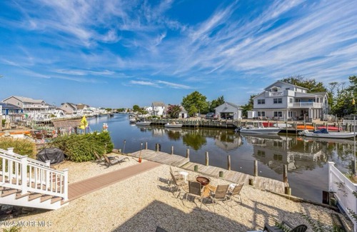 Ship Bottom Casa | RENO’D Beach Heaven West waterfront Lagoon with dock 2 decks Walk to bay beach
