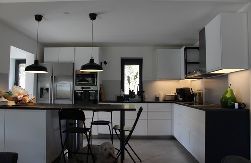 Les Vans Otro | Renovated 300 m2 stone farmhouse with swimming pool and large equipped pool house.