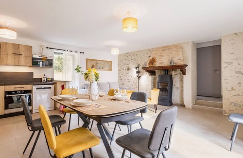 Saint-Colomban Cabaña | Encantadora casa rural renovada con jardín, terraza y todas las comodidades cerca de Nantes