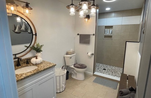 Hubbard Lake Cabina | Renovated former church! Round up your friends or family for a fun filled stay!