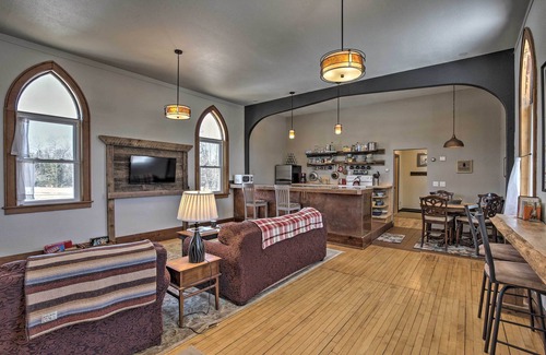Hayward Casa | Renovated Historic Church Along Namekagon River!