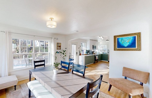 Stevenson Casa | Renovated home in central location w/ hot tub, theater, fast wifi & work desks