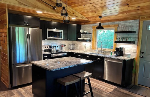 Thompsonville Cabina | Renovated River House on the Betsie in Northern Michigan