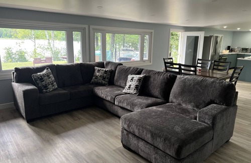 North Frontenac Cabaña | Renovated spacious water front cottage great for families, 4 beds, fireplace/pit