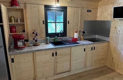 Lacoste Cabina | Rental of 2 wooden cabins for 10 people (heating & air-conditioning)
