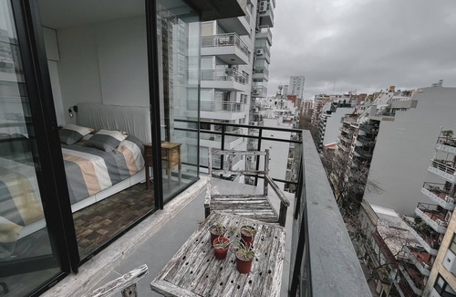 Palermo Apartamento | RentUp - Moderno dpto con balcón en Cañitas