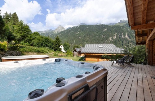 Le Lavancher Chalet De Esquí | Repos du Loup - Chalet 4CH 4SDB | PoêleBois | Jacuzzi BainNordique