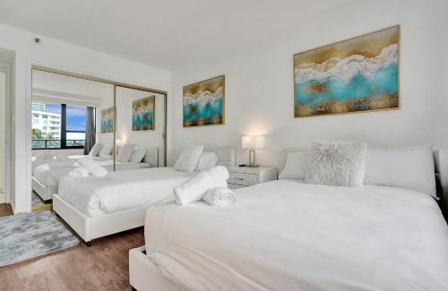 Mid Beach Apartamento | Resort beach condo w beach service 601