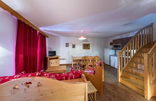 Abries Apartamento | Centro estación, fitness, piscina, parking, tv, local para esquís, 26-36m², Abriès
